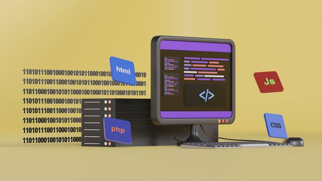 a-computer-screen-with-a-keyboard-and-a-box-with-a-logo-yoeha0ou8zy